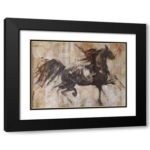 Chinese Lepa Zena II Black Modern Wood Framed Art Print with Double Matting by Wiley, Marta