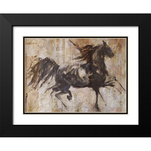 Chinese Lepa Zena II Black Modern Wood Framed Art Print with Double Matting by Wiley, Marta