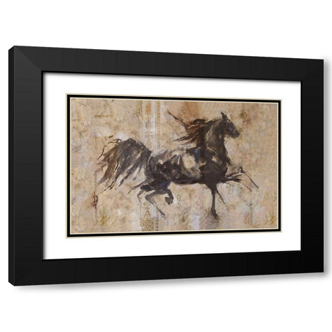 Chinese Lepa Zena  IV Black Modern Wood Framed Art Print with Double Matting by Wiley, Marta