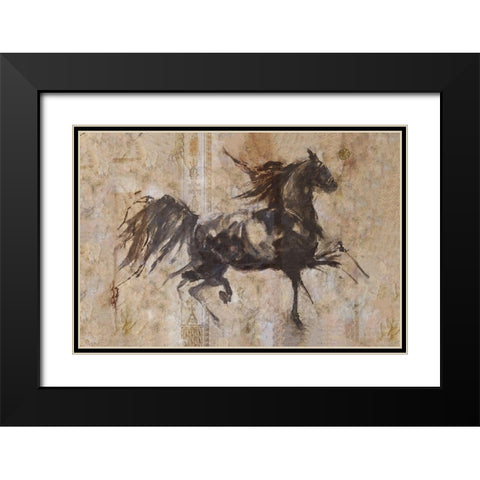 Chinese Lepa Zena  IV Black Modern Wood Framed Art Print with Double Matting by Wiley, Marta