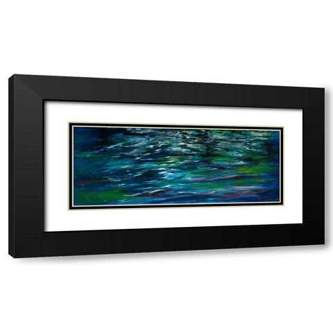 River Study III Black Modern Wood Framed Art Print with Double Matting by Wiley, Marta