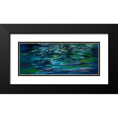River Study III Black Modern Wood Framed Art Print with Double Matting by Wiley, Marta