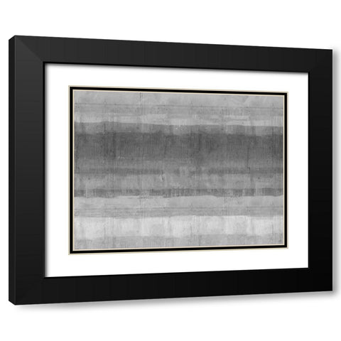 BandW Ocean Study Black Modern Wood Framed Art Print with Double Matting by Wiley, Marta
