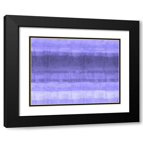 Ocean study Purple Black Modern Wood Framed Art Print with Double Matting by Wiley, Marta