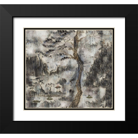 Chinese Dream I Black Modern Wood Framed Art Print with Double Matting by Wiley, Marta