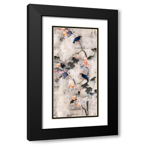 Song Bird Soft Black Modern Wood Framed Art Print with Double Matting by Wiley, Marta