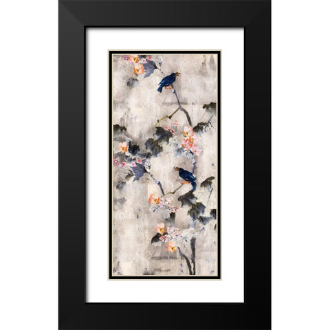 Song Bird Soft Black Modern Wood Framed Art Print with Double Matting by Wiley, Marta