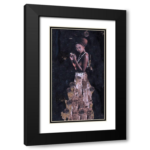 Queen Of Excellence- full length I Black Modern Wood Framed Art Print with Double Matting by Wiley, Marta