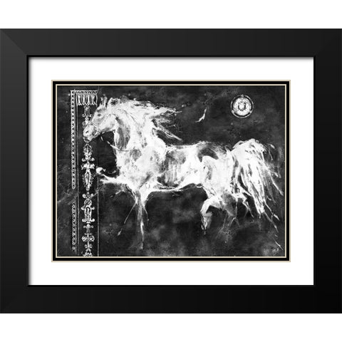 Lepa Zena XXVIIII Black Modern Wood Framed Art Print with Double Matting by Wiley, Marta
