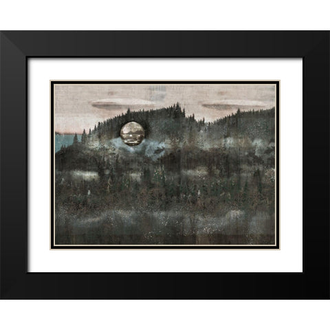 Black Modern Wood Framed Art Print with Double Matting by Wiley, Marta