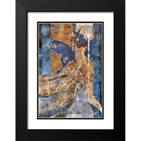 Butterfly Queen Black Modern Wood Framed Art Print with Double Matting by Wiley, Marta