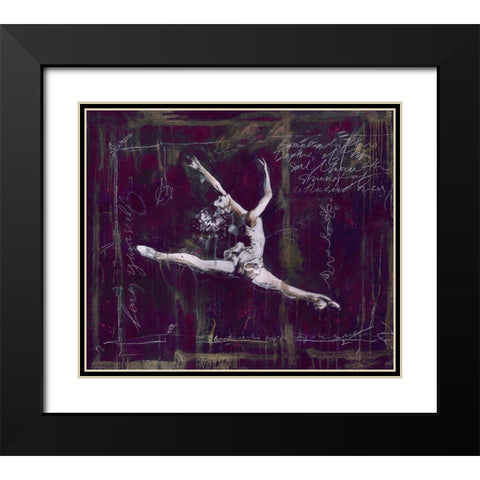Ballet III Black Modern Wood Framed Art Print with Double Matting by Wiley, Marta