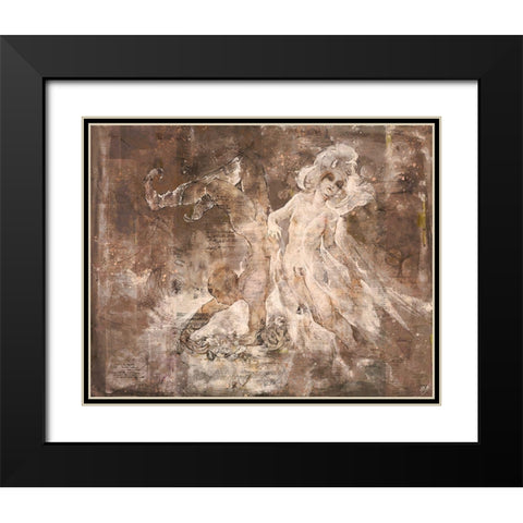 Shell boy IIII Black Modern Wood Framed Art Print with Double Matting by Wiley, Marta