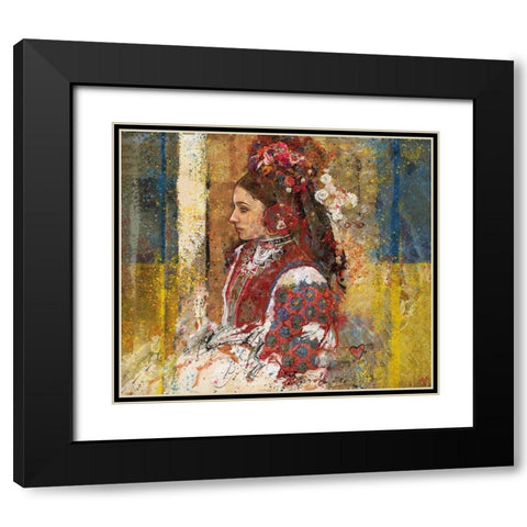 Ukraine II Vertical Black Modern Wood Framed Art Print with Double Matting by Wiley, Marta
