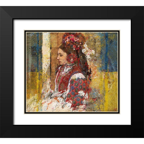 Ukraine II Vertical Black Modern Wood Framed Art Print with Double Matting by Wiley, Marta