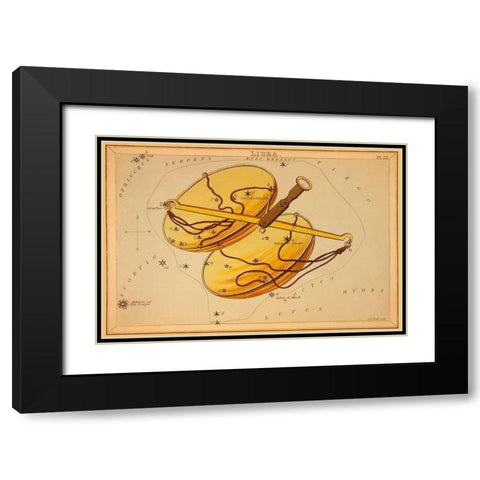 Libra, 1825 Black Modern Wood Framed Art Print with Double Matting by Aspin, Jehoshaphat