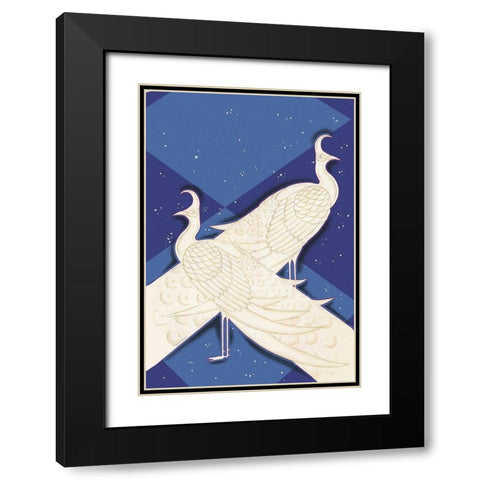 Indian Lyric, 1927 Black Modern Wood Framed Art Print with Double Matting by McIntosh, Frank