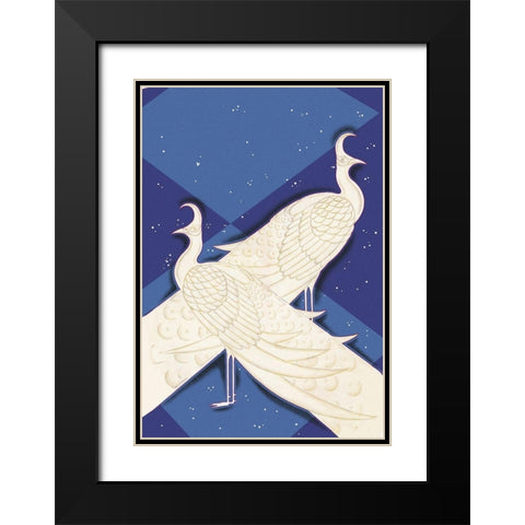 Indian Lyric, 1927 Black Modern Wood Framed Art Print with Double Matting by McIntosh, Frank