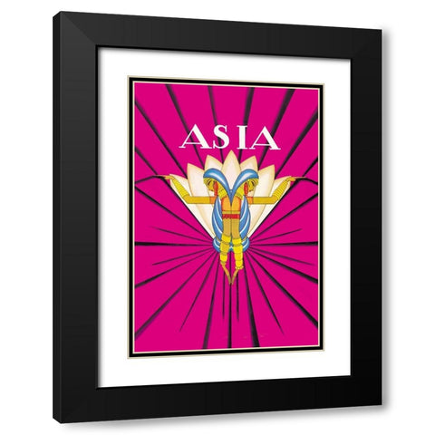 Indian Dance, 1927 Black Modern Wood Framed Art Print with Double Matting by McIntosh, Frank
