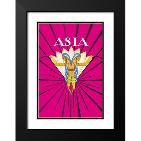 Indian Dance, 1927 Black Modern Wood Framed Art Print with Double Matting by McIntosh, Frank