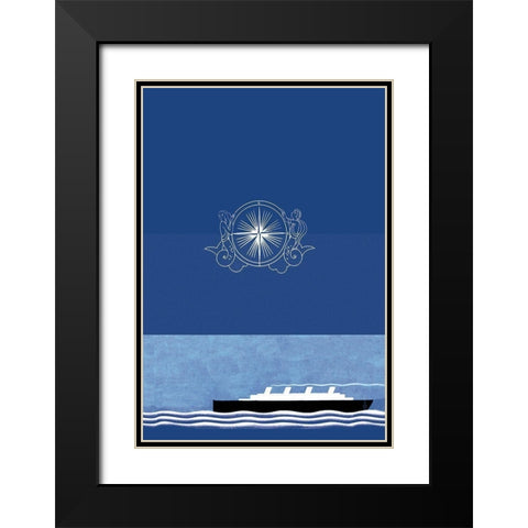 The Voyage Out No Title, 1931 Black Modern Wood Framed Art Print with Double Matting by McIntosh, Frank