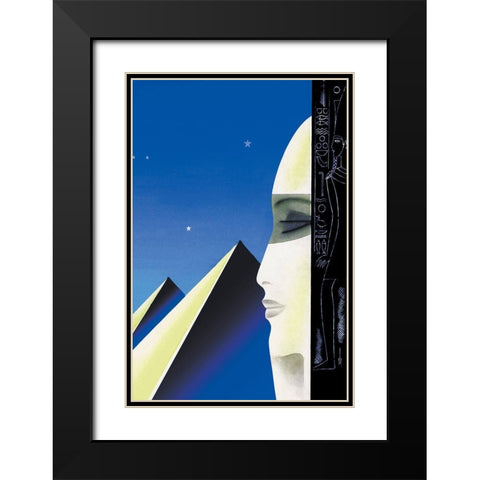 Setting for an Egyptian Story, 1931 Black Modern Wood Framed Art Print with Double Matting by McIntosh, Frank