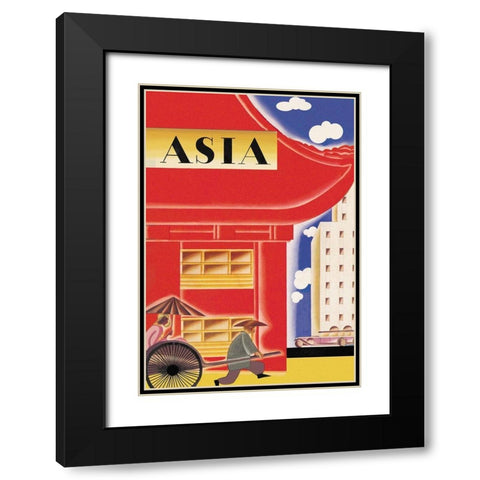 Innovation, 1932 Black Modern Wood Framed Art Print with Double Matting by McIntosh, Frank