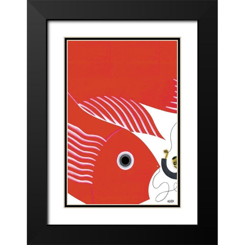 The Fish-Kite No Title, 1933 Black Modern Wood Framed Art Print with Double Matting by McIntosh, Frank
