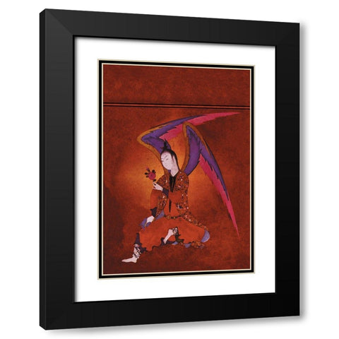 An Angel of Islam, 1934 Black Modern Wood Framed Art Print with Double Matting by McIntosh, Frank