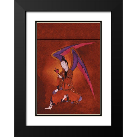 An Angel of Islam, 1934 Black Modern Wood Framed Art Print with Double Matting by McIntosh, Frank