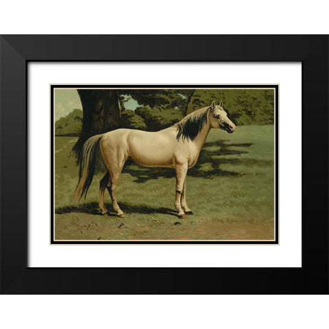General Grants Charger, 1900 Black Modern Wood Framed Art Print with Double Matting by Sidney, Samuel