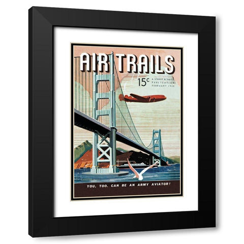 You, Too Can Be an Army Aviator, 1939 Black Modern Wood Framed Art Print with Double Matting by Unknown