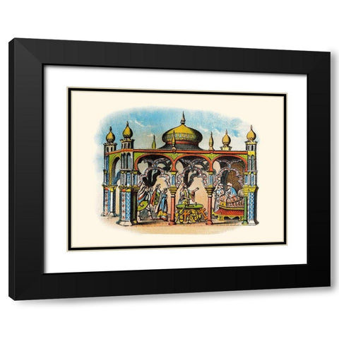 The Rival Chieftains Black Modern Wood Framed Art Print with Double Matting by Unknown
