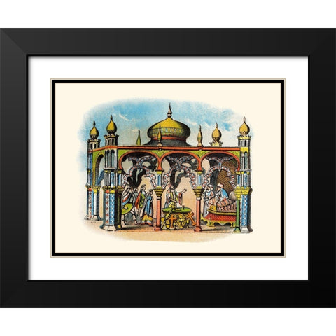 The Rival Chieftains Black Modern Wood Framed Art Print with Double Matting by Unknown