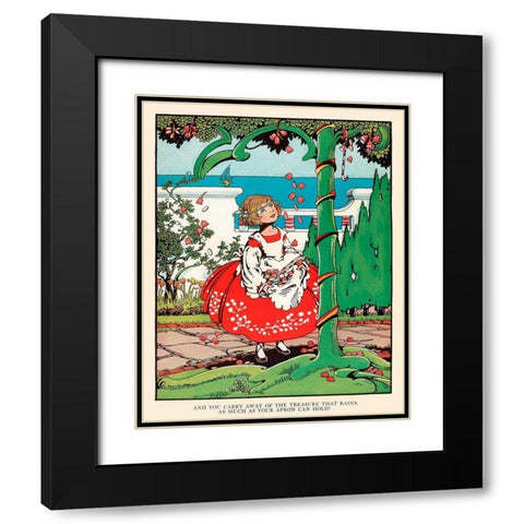 Carry Away the Treasure Black Modern Wood Framed Art Print with Double Matting by Field, Eugene