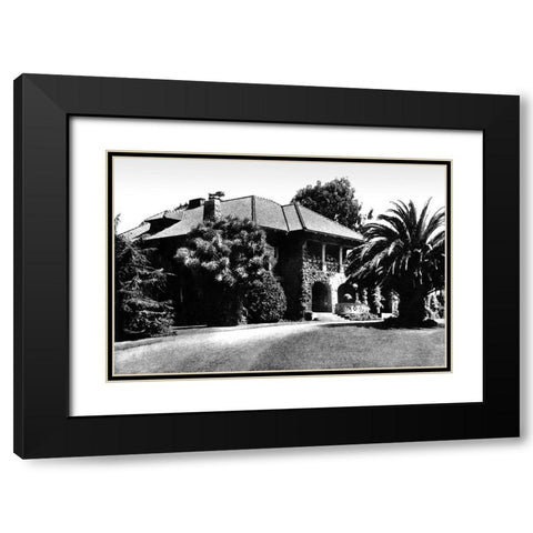 The Lodge, San Francisco, CA Black Modern Wood Framed Art Print with Double Matting by Vintage San Francisco