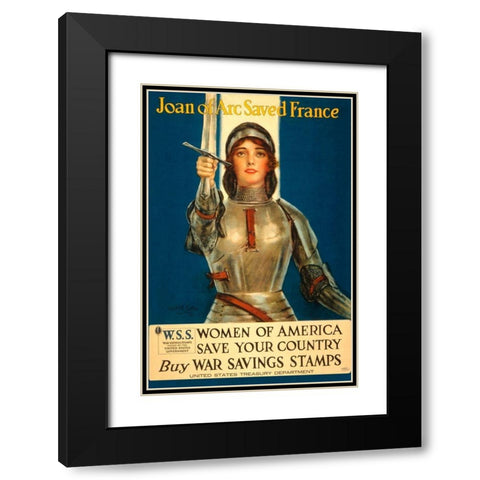 Women of America Save Your Country, 1918 Black Modern Wood Framed Art Print with Double Matting by Coffin, Haskell