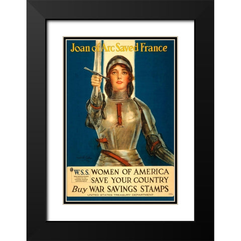 Women of America Save Your Country, 1918 Black Modern Wood Framed Art Print with Double Matting by Coffin, Haskell