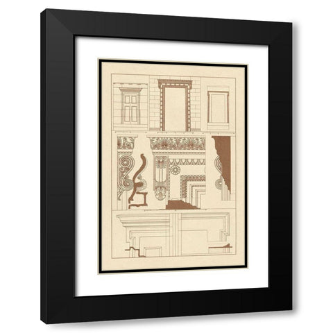 Doorways and Windows Black Modern Wood Framed Art Print with Double Matting by Buhlmann, J.