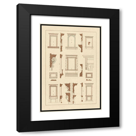 Widows of the Renaissance Black Modern Wood Framed Art Print with Double Matting by Buhlmann, J.