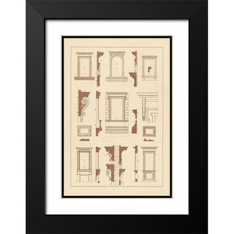 Widows of the Renaissance Black Modern Wood Framed Art Print with Double Matting by Buhlmann, J.