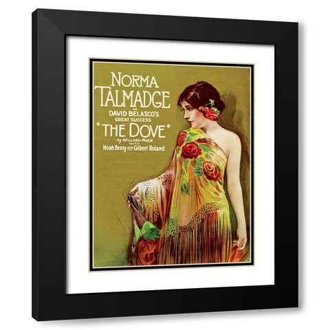 Vintage Film Posters: Dove Black Modern Wood Framed Art Print with Double Matting by Unknown
