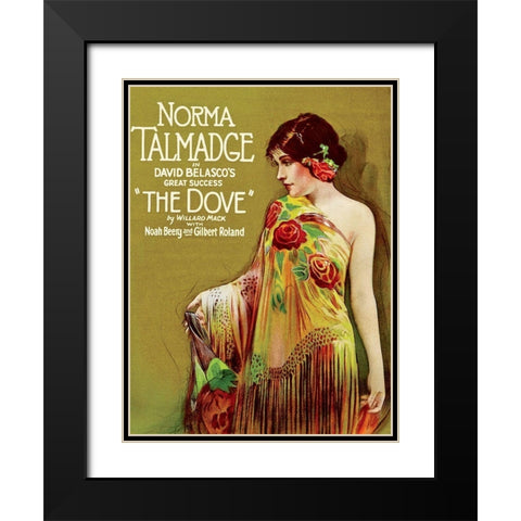 Vintage Film Posters: Dove Black Modern Wood Framed Art Print with Double Matting by Unknown