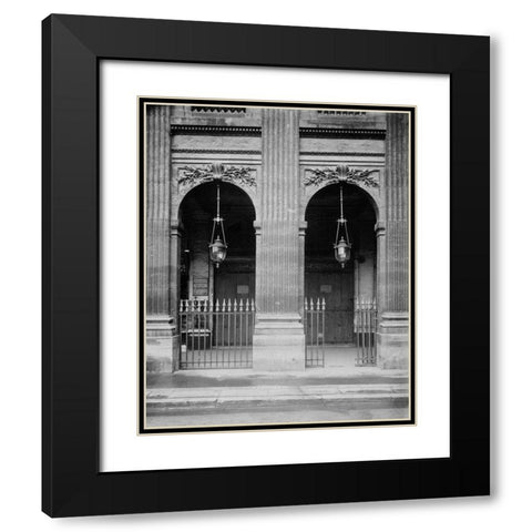 Paris, 1904-1905 - Palais-Royal Black Modern Wood Framed Art Print with Double Matting by Atget, Eugene