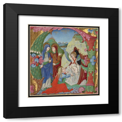 Cutting from an Antiphonal Black Modern Wood Framed Art Print with Double Matting by da Gallarate, Bartolomeo Riossi