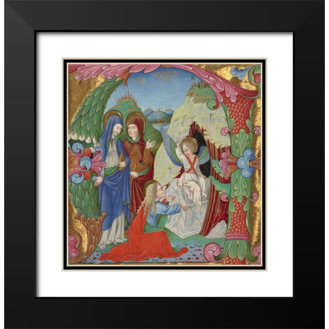 Cutting from an Antiphonal Black Modern Wood Framed Art Print with Double Matting by da Gallarate, Bartolomeo Riossi