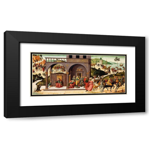 The Story of Joseph Black Modern Wood Framed Art Print with Double Matting by d''Antonio, Biagio