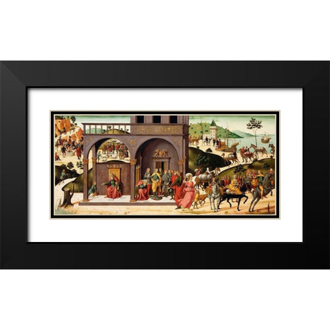 The Story of Joseph Black Modern Wood Framed Art Print with Double Matting by d''Antonio, Biagio
