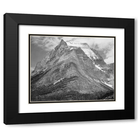Going-to-the-Sun Mountain, Glacier National Park, Montana - National Parks and Monuments, 1941 Black Modern Wood Framed Art Print with Double Matting by Adams, Ansel