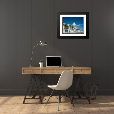 U.S. Capitol, Washington, D.C. Black Modern Wood Framed Art Print with Double Matting by Highmith, Carol